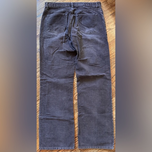 352. MENS Banana Republic Denim Vintage Brown Cotton Corduroy Straight Leg Pants - Picture 2 of 9